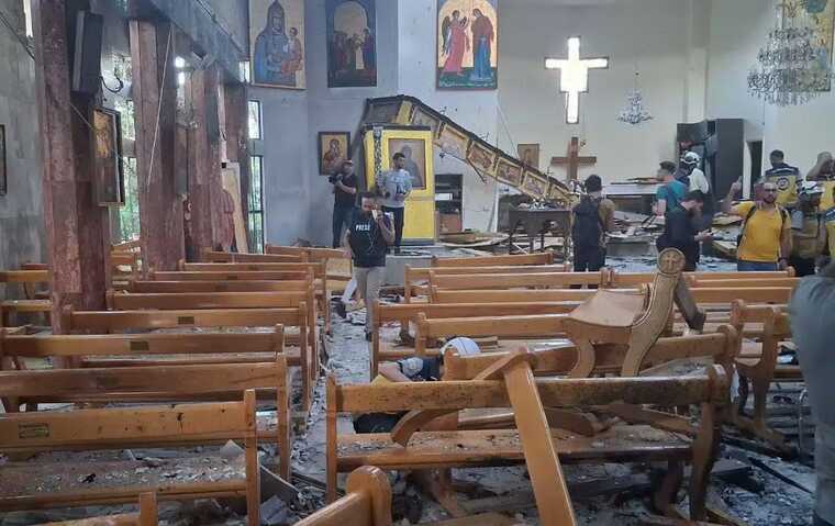 В Дамаске террорист-смертник подорвал себя в греческой православной церкви