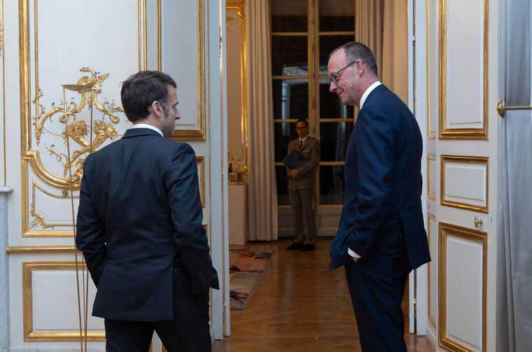 Мерц и Макрон не поддержали идею ответных мер против тарифов Трампа