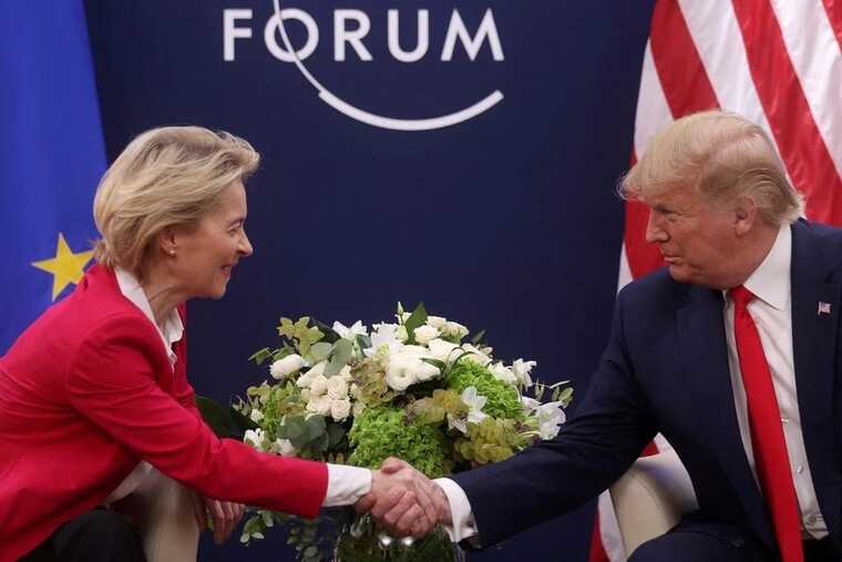 ЕС и США ведут активные торговые переговоры перед встречей Трампа с фон дер Ляйен